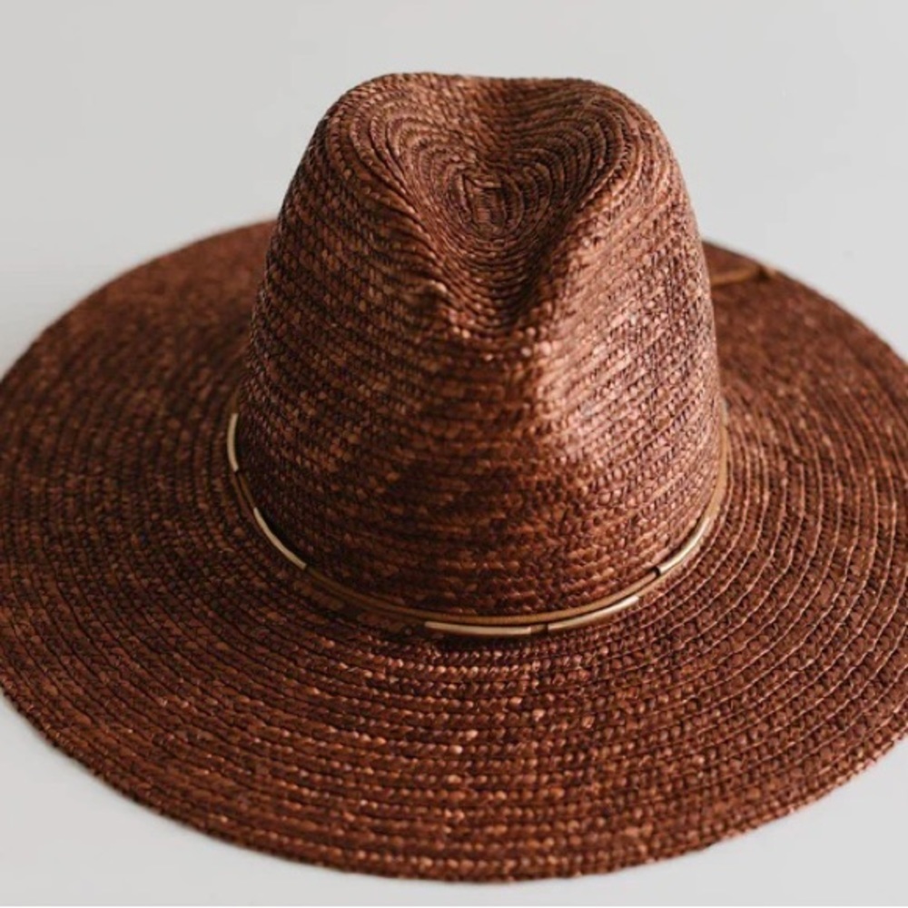 NEW Gigi Pip Isla Straw Fedora Hat. The perfect accessory for your next getaway! - Picture 7 of 7